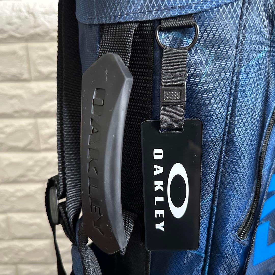 美品 オークリー BGSTAND 12.0 キャディバック ネイビーカモ 9.5