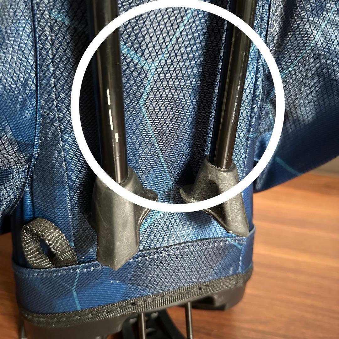 美品 オークリー BGSTAND 12.0 キャディバック ネイビーカモ 9.5