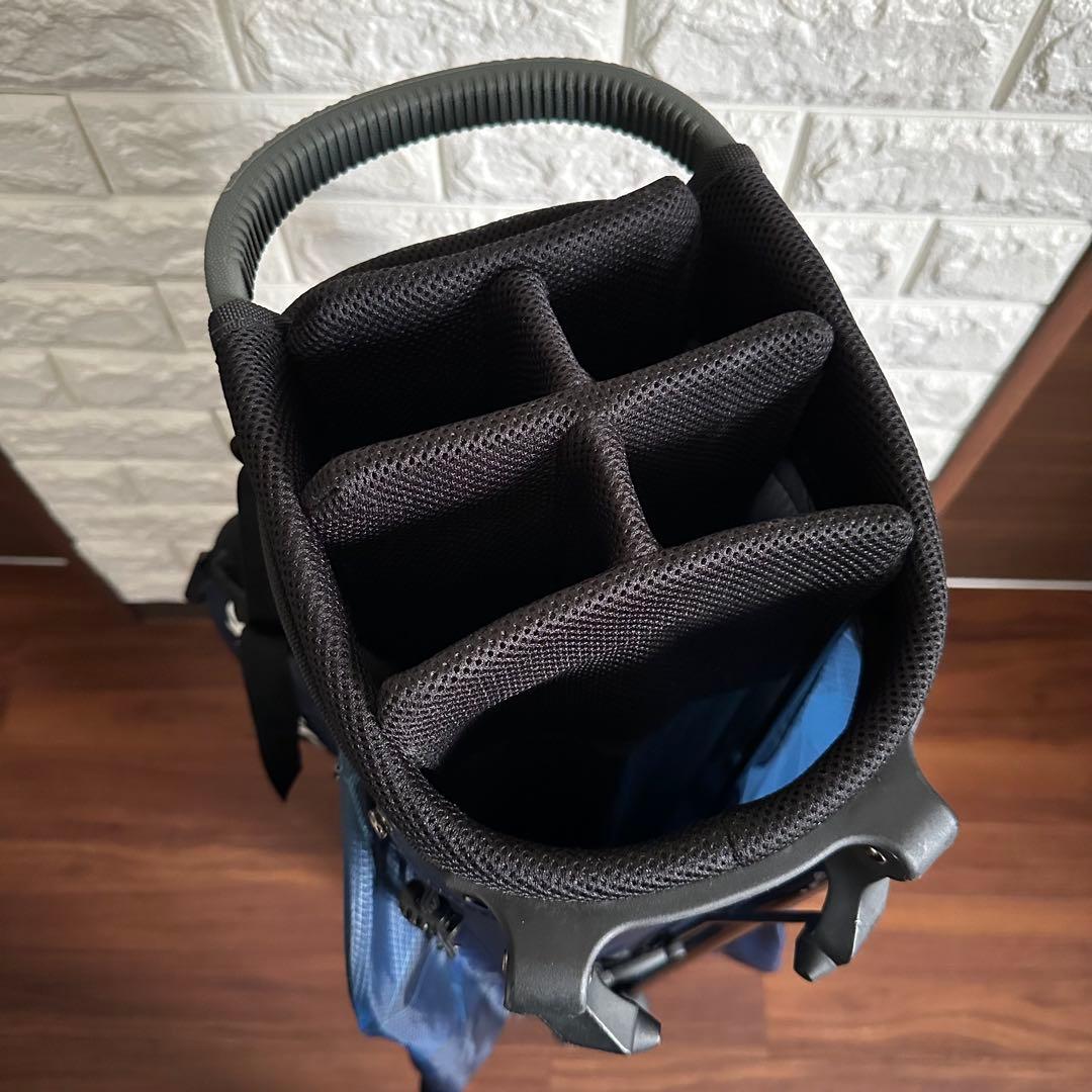 美品 オークリー BGSTAND 12.0 キャディバック ネイビーカモ 9.5