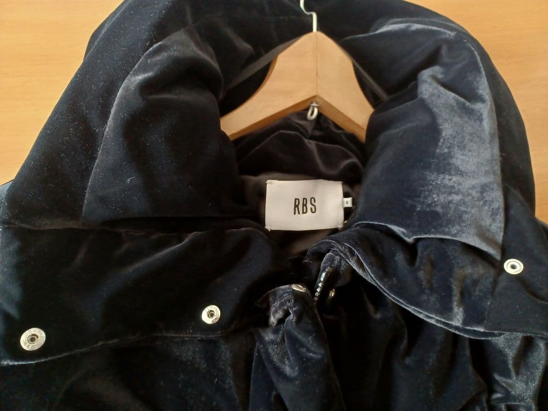 Ray BEAMS RBS 中綿ダウンジャケット ベロア