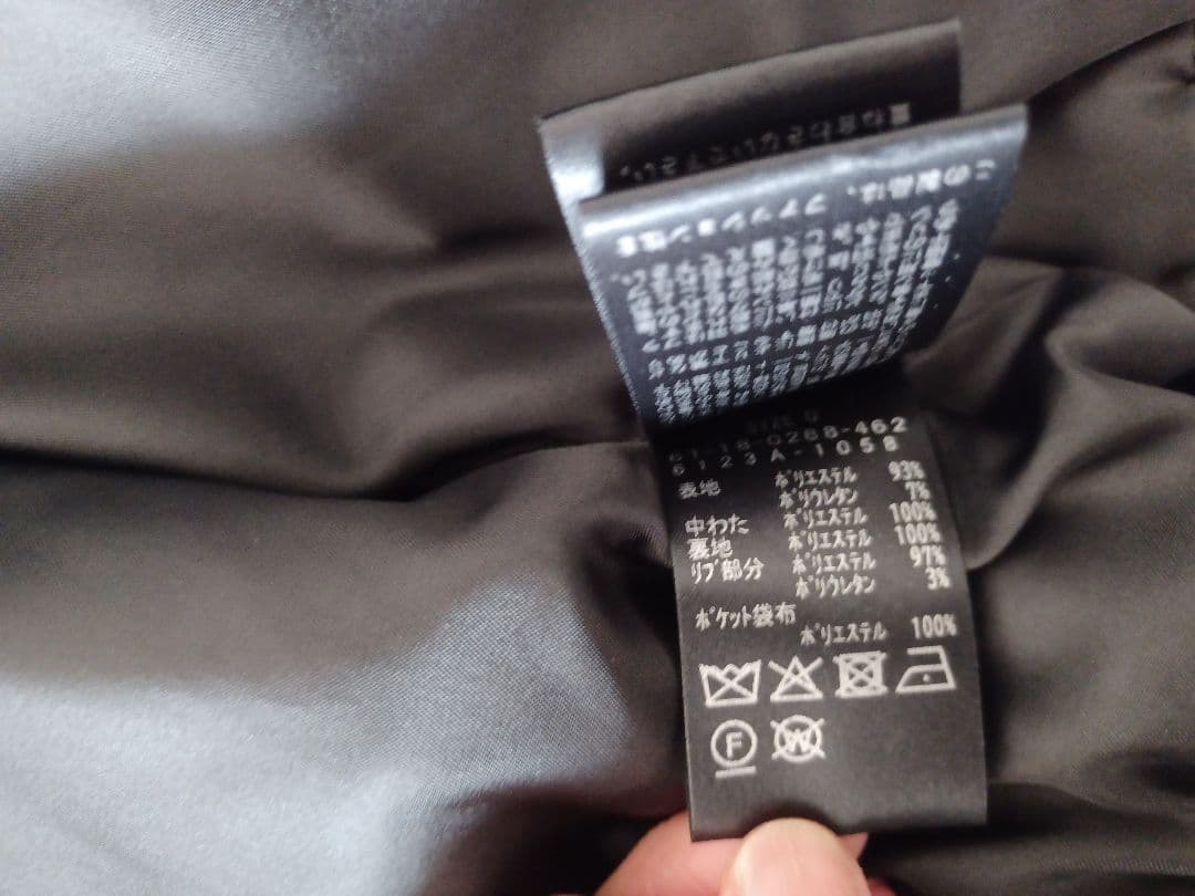 Ray BEAMS RBS 中綿ダウンジャケット ベロア