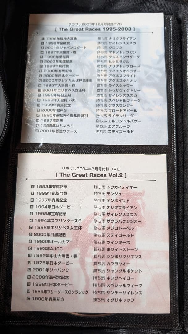 中央競馬GIレース年鑑 DVD 1995-2009　他計44枚