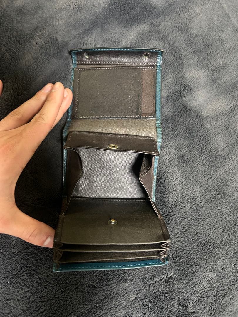 エムピウ　m+ ミッレフォッリエ　二つ折り財布 レザー