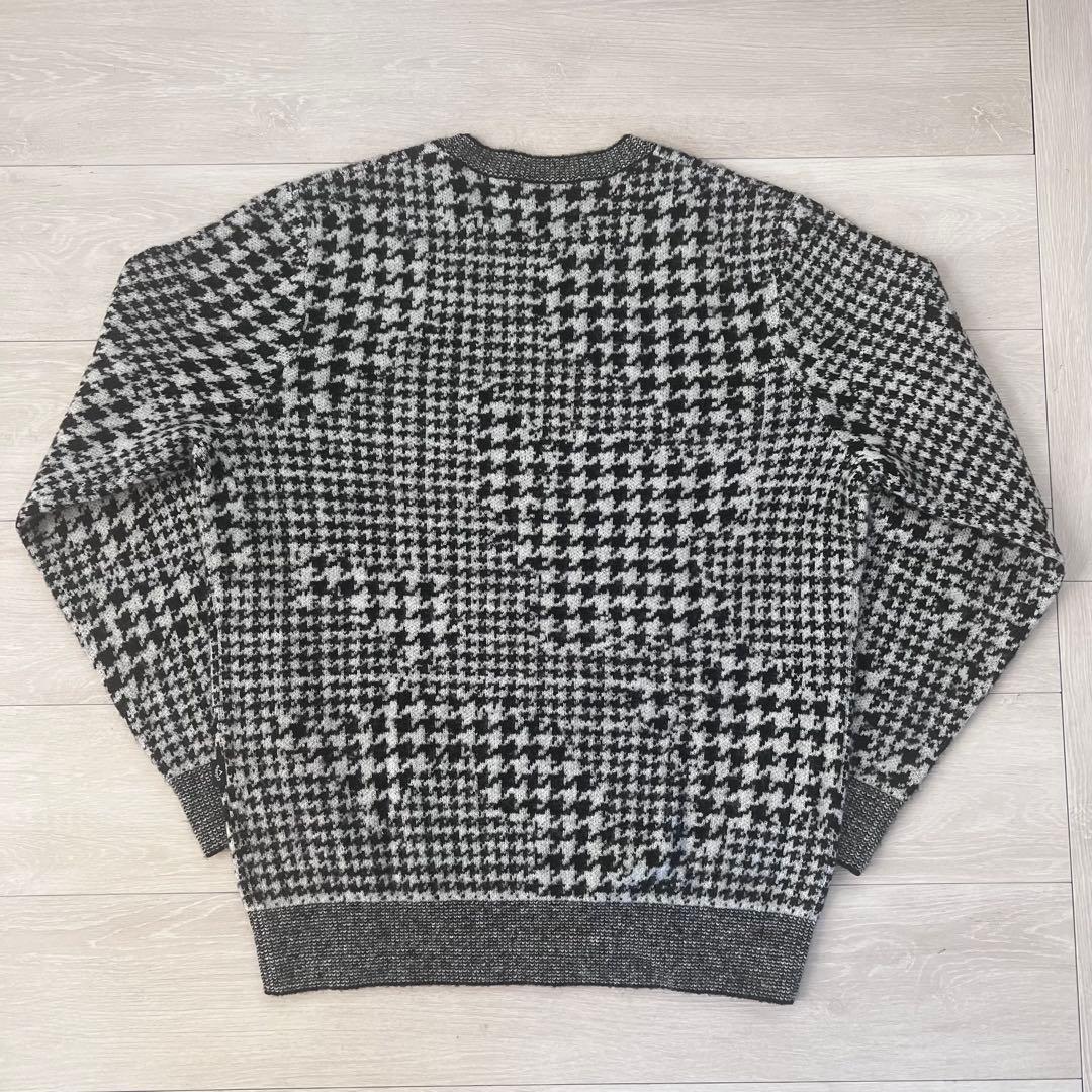 キャロウェイ CALLAWAY 千鳥柄ニットセーター ホワイト L 25FW