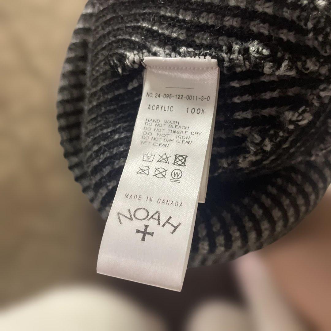 NOAH ニット帽 グレー/ブラック
