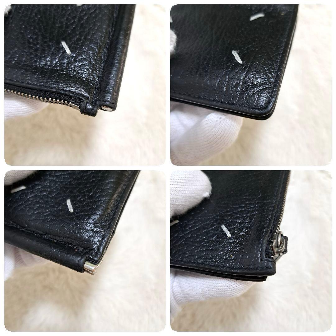 ✨付属品完備✨マルジェラ　マネークリップ　小銭入れ　ケース　ステッチ