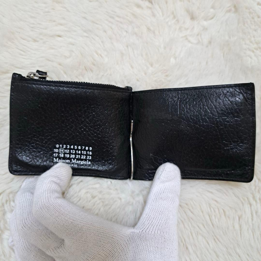 ✨付属品完備✨マルジェラ　マネークリップ　小銭入れ　ケース　ステッチ
