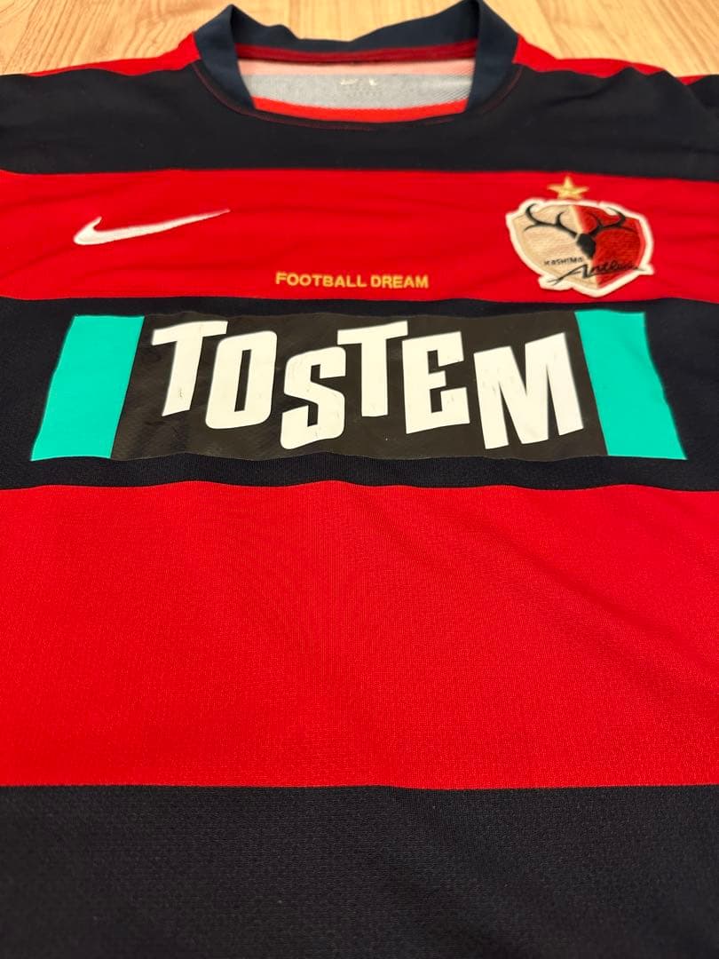 鹿島アントラーズ NIKEユニフォーム 2008-2009ACLワッペン付き