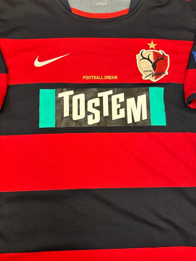 鹿島アントラーズ NIKEユニフォーム 2008-2009ACLワッペン付き