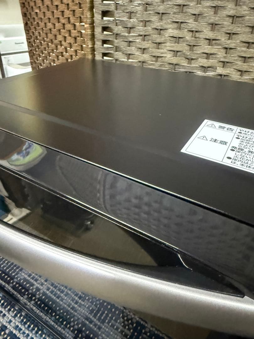 【洗浄消毒作業済】ニトリ　フラットテーブル　電子レンジ　EM-520X _BK