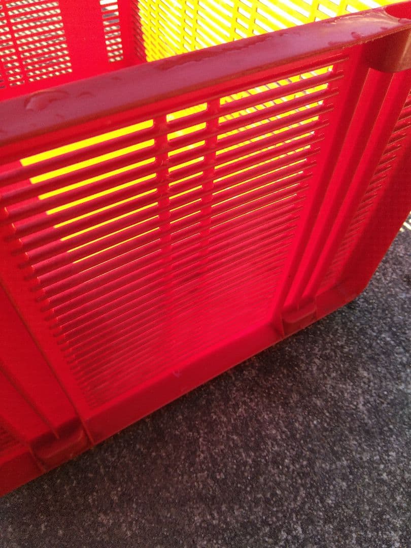 Glico グリコ 赤い 昭和レトロ ポップ 収納ボックス コンテナ 2個セット