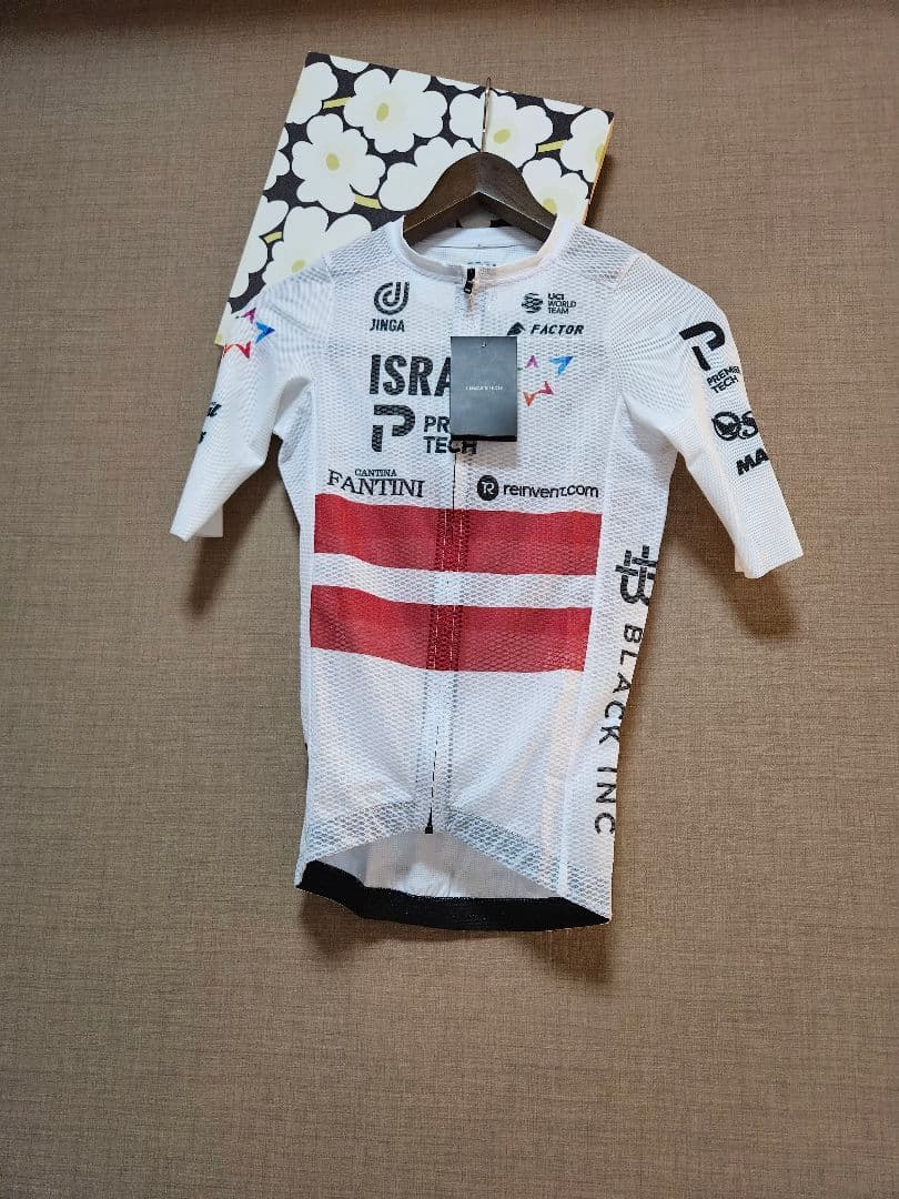 [新品未使用]非売品ラトビア王者イスラエルプレミアテック サイクルジャージ XS