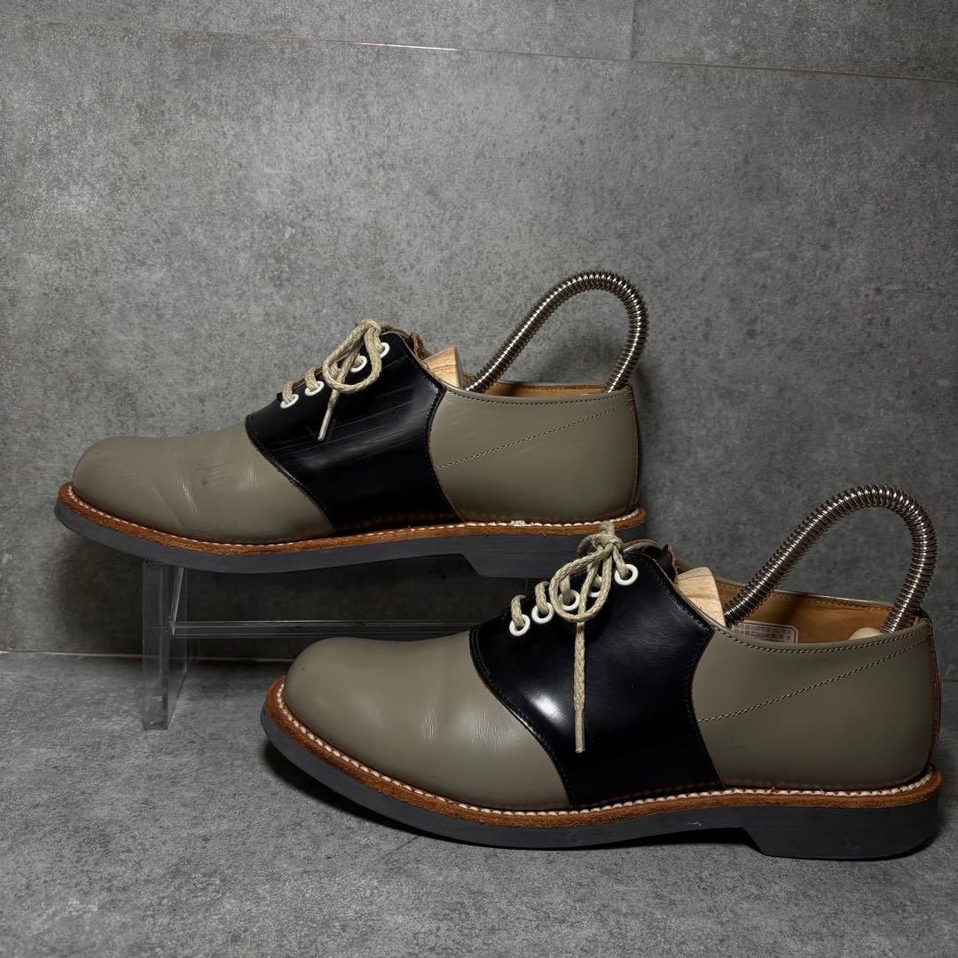 【極美品】REGAL サドルシューズ 2452 グレー 24cm プレーントゥ