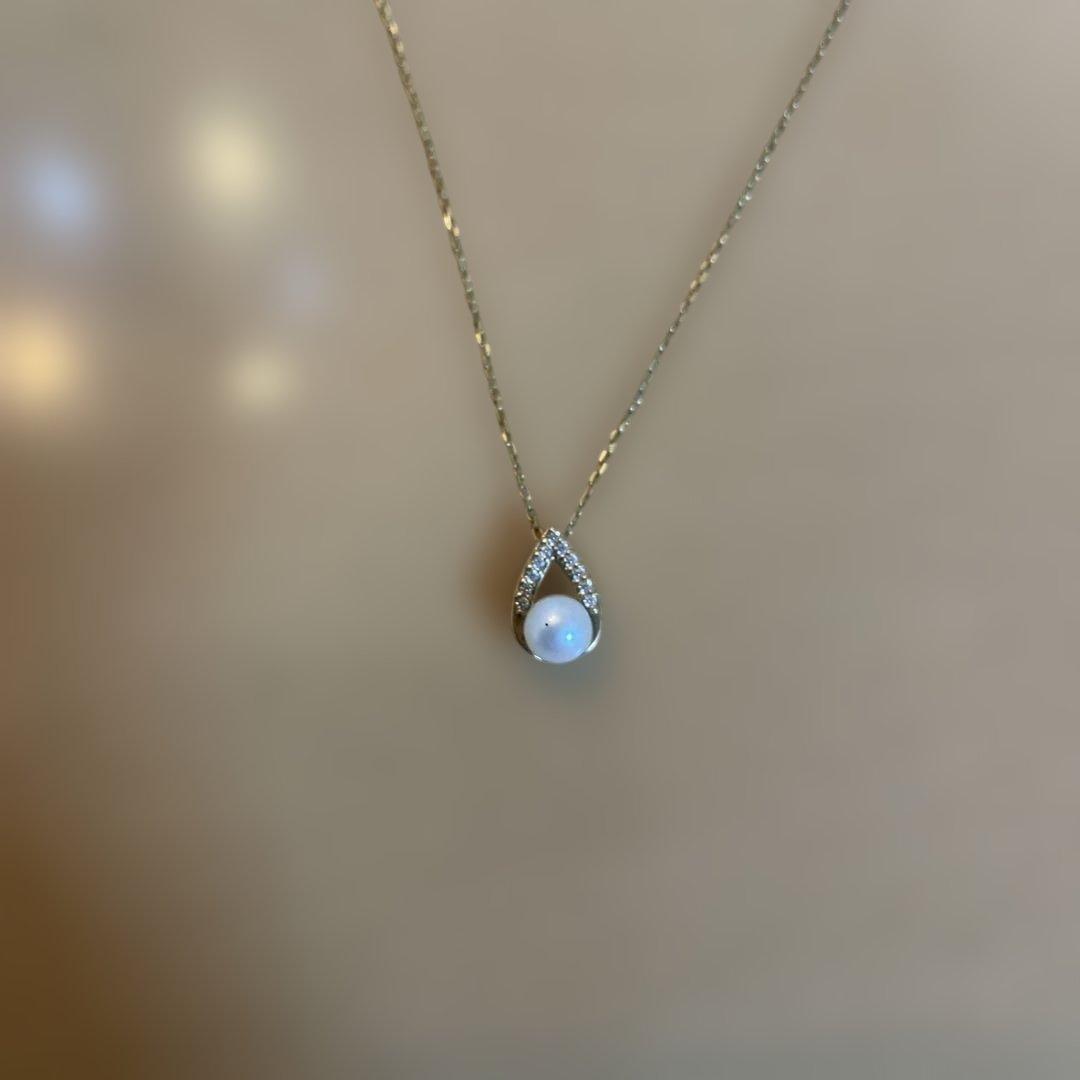 ひ*ん様 真珠ネックレス　10k