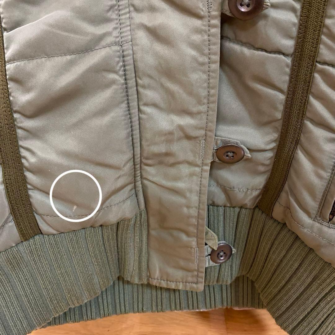 【激レア】AVIREX ダウンベスト　ファーフード　Mサイズ