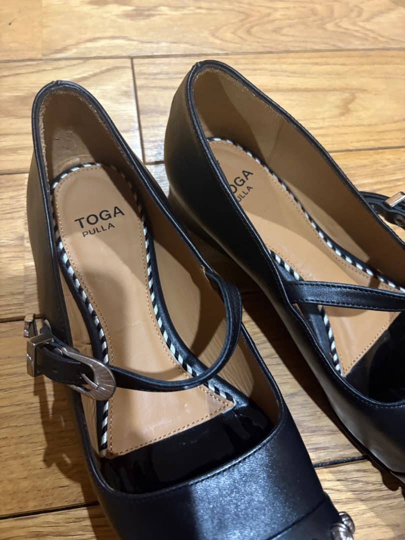 TOGA PULLA トーガ プルラ スタッズ バレエ シューズ 37.5