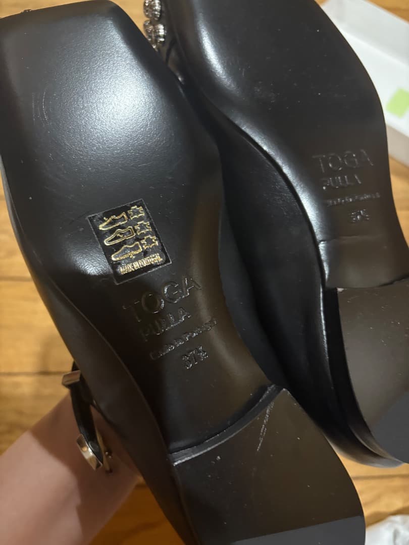 TOGA PULLA トーガ プルラ スタッズ バレエ シューズ 37.5