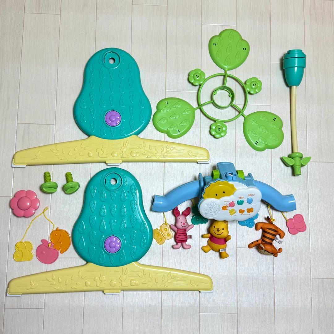 【美品/説明書・箱あり】Disney くまのプーさん えらべる回転6WAYメリー