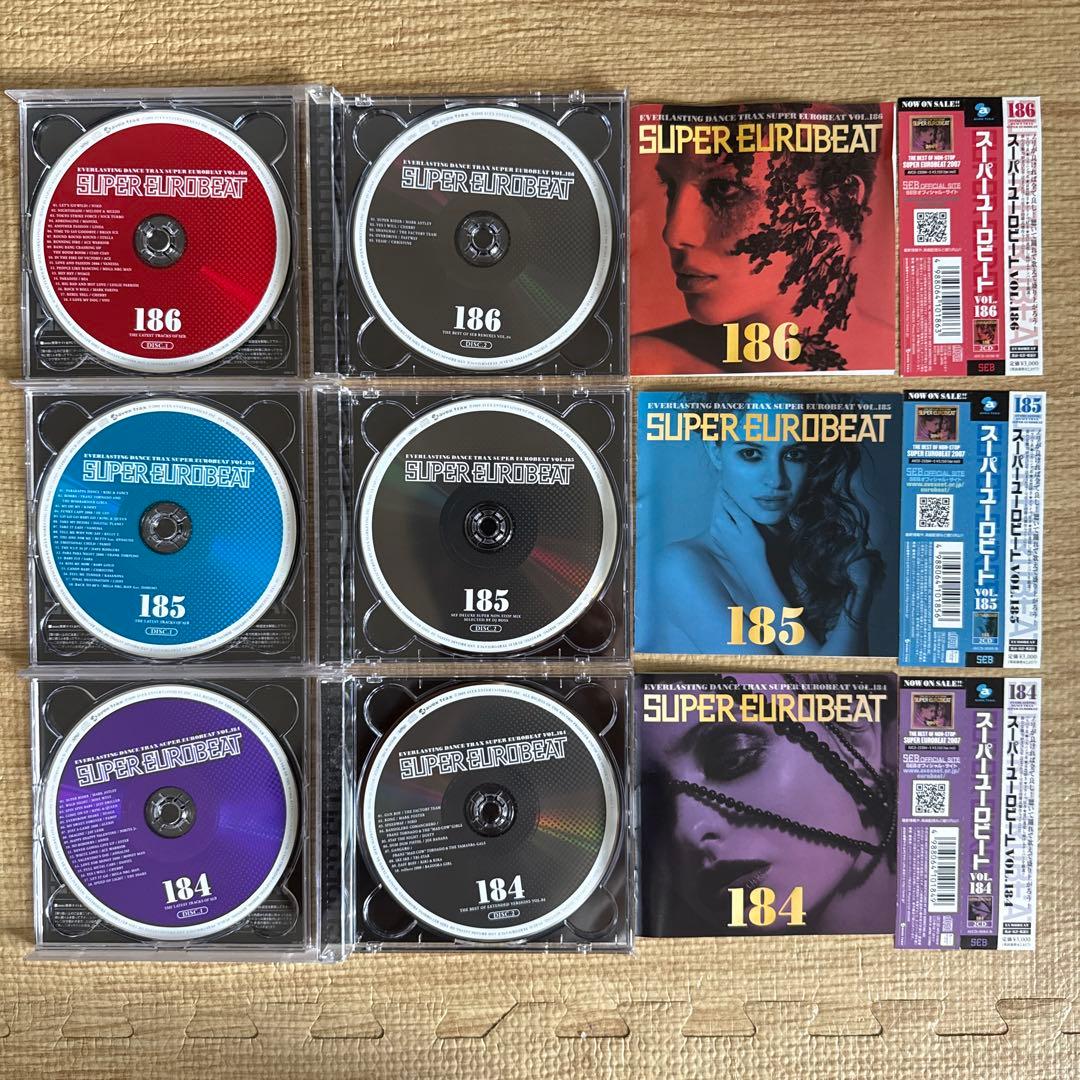 【帯付き】スーパーユーロビート VOL.181〜190セット