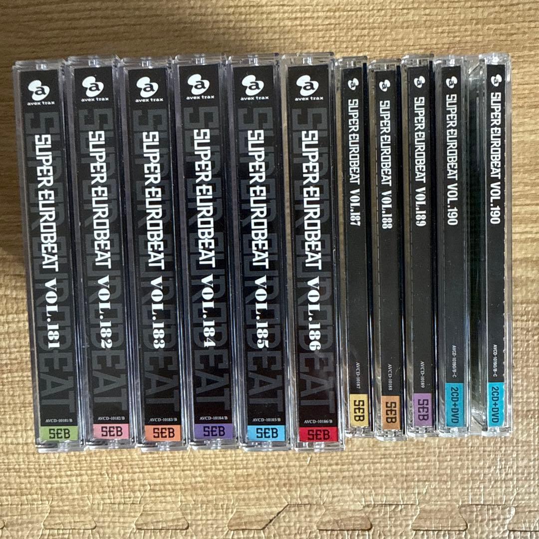 【帯付き】スーパーユーロビート VOL.181〜190セット