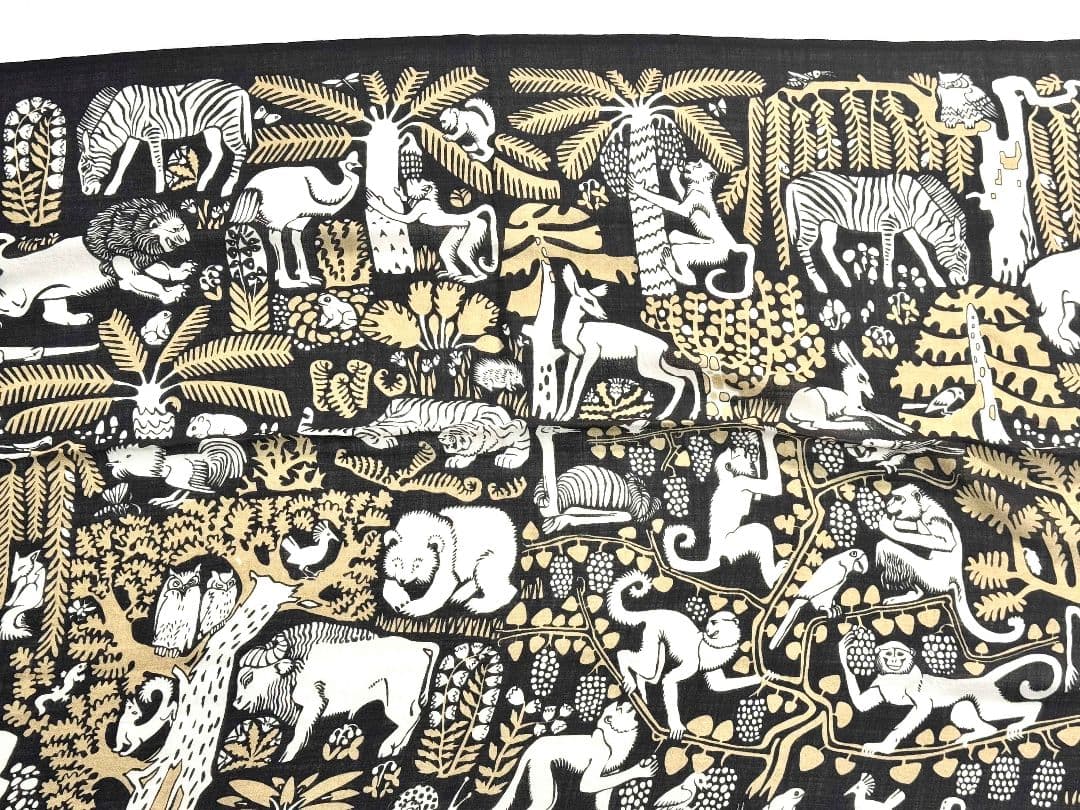 新品INOUI EDITIONS プリント 動物柄マフラー定価2.2万円