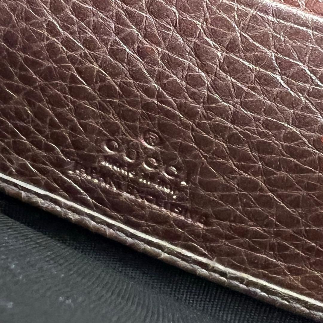 16 美品 GUCCI グッチ SOHO 長財布 ラウンドファスナー