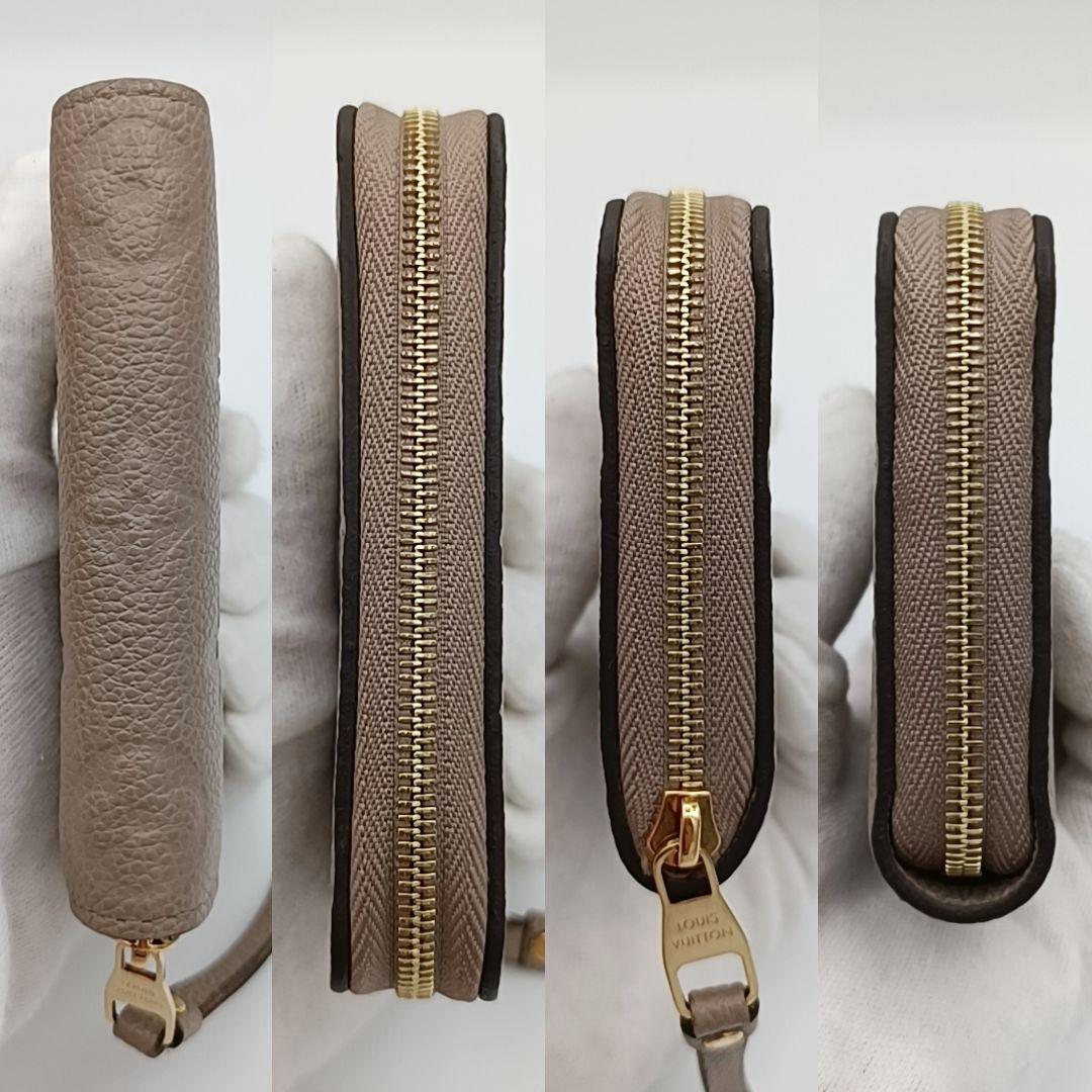 ルイヴィトン モノグラム　アンプラント　ジッピーパース　ベージュ　箱・袋付