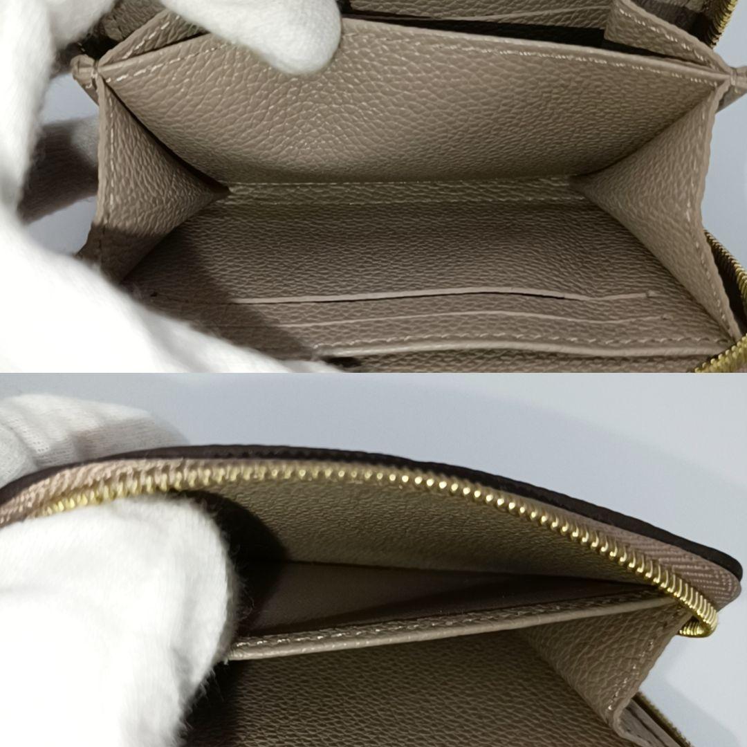 ルイヴィトン モノグラム　アンプラント　ジッピーパース　ベージュ　箱・袋付