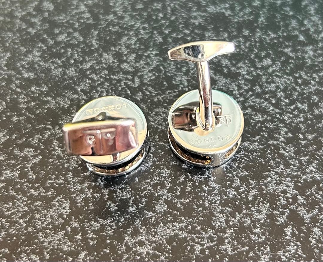 タテオシアン　ラウンドギアカフス　カフリンクス　おまけ付き