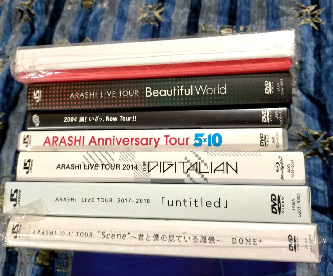 7枚 セット販売 嵐 コンサート DVD Bluray レンタル落ち含まず