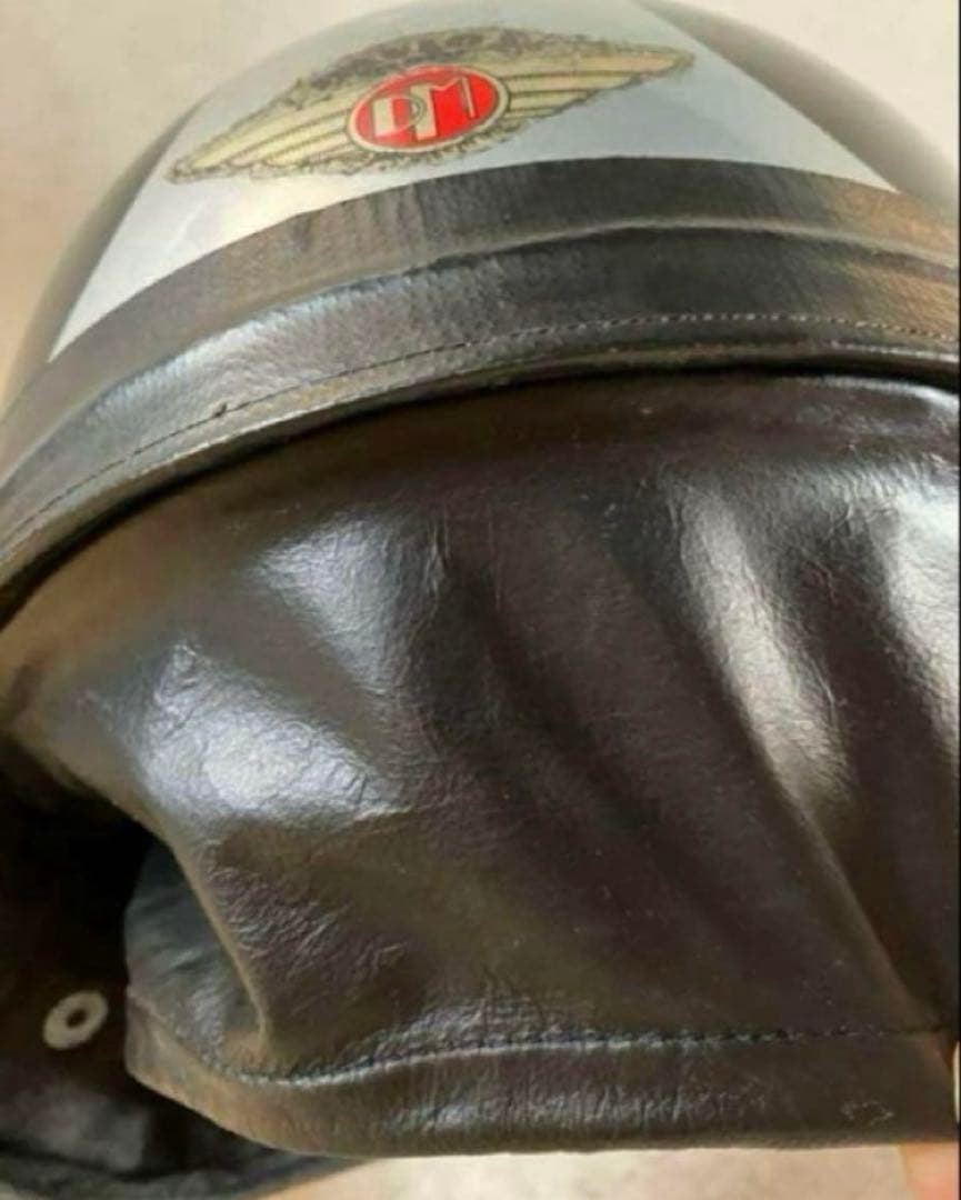 DAVIDAビンテージヘルメット 観賞用 ゴーグル付き