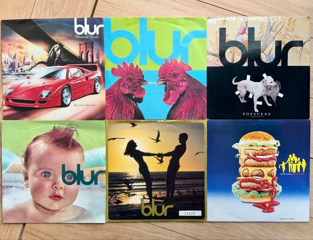 blur 7inch ep レコード Gorillaz ゴリラズ