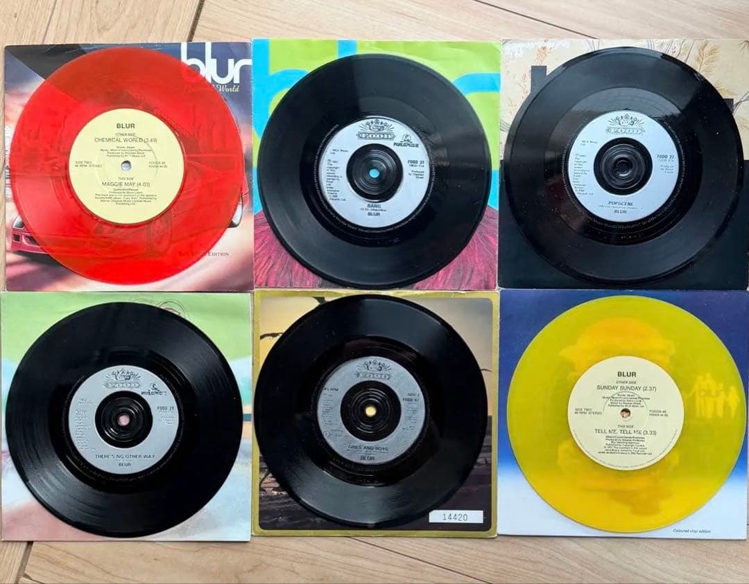 blur 7inch ep レコード Gorillaz ゴリラズ