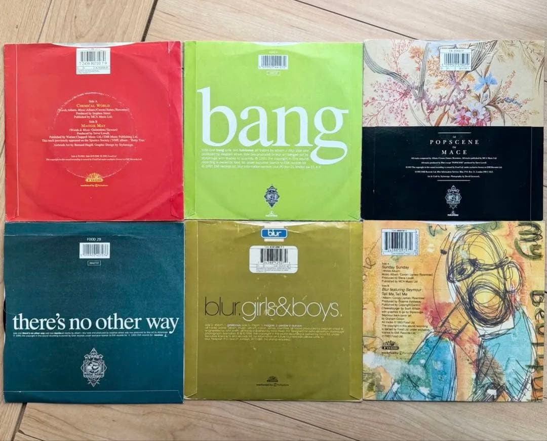 blur 7inch ep レコード Gorillaz ゴリラズ