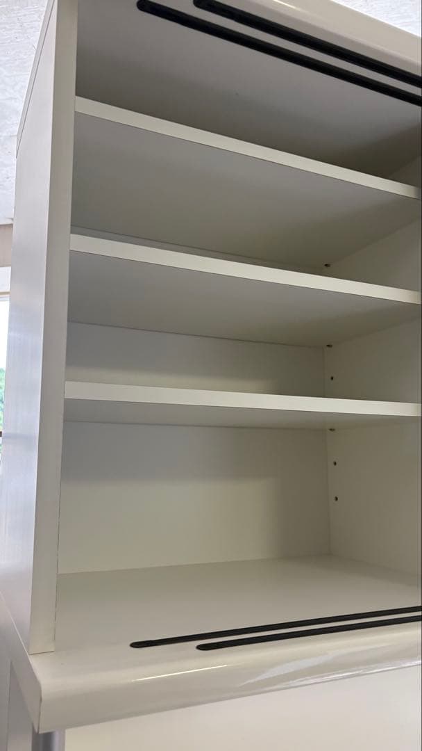 日本製（大川家具）食器棚キッチンボード(幅114cm)