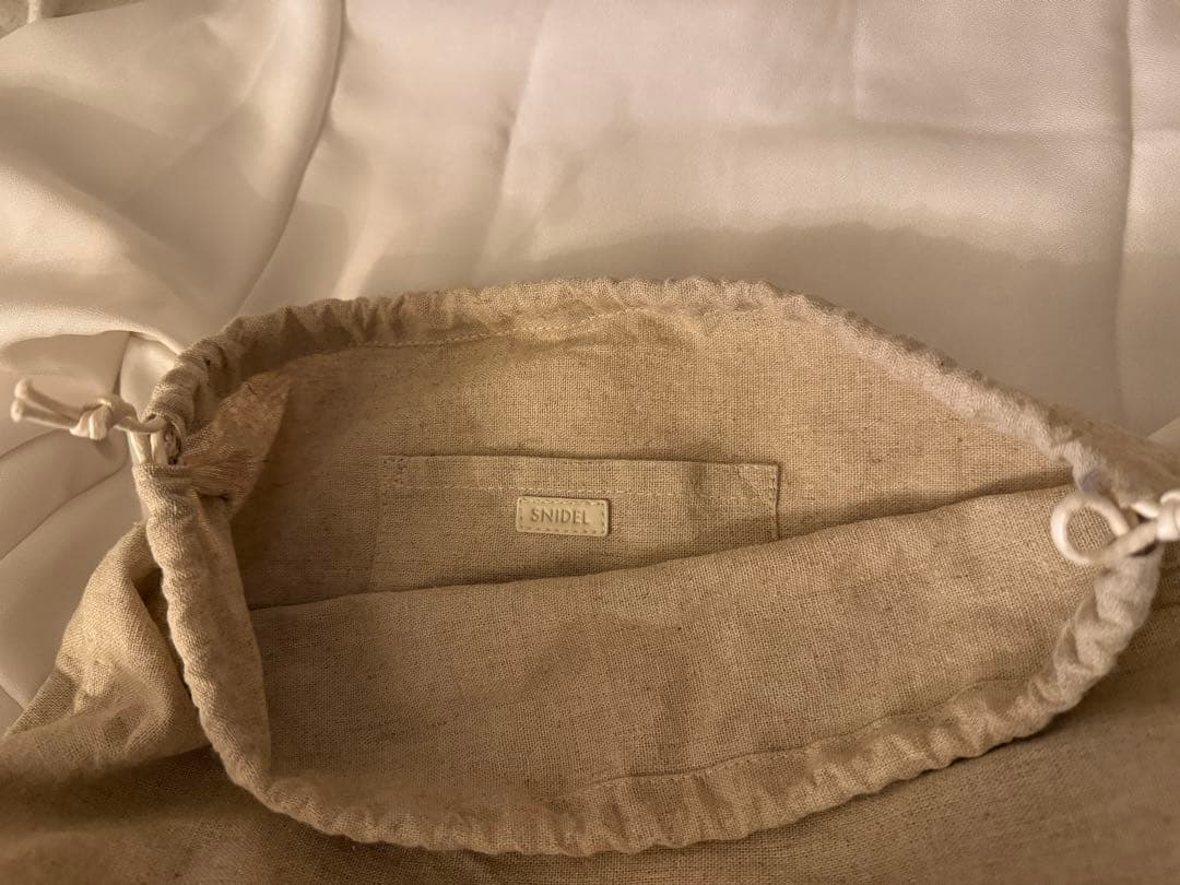 snidel チュールカゴバッグ