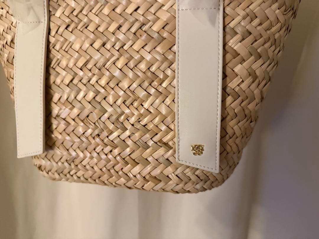 snidel チュールカゴバッグ