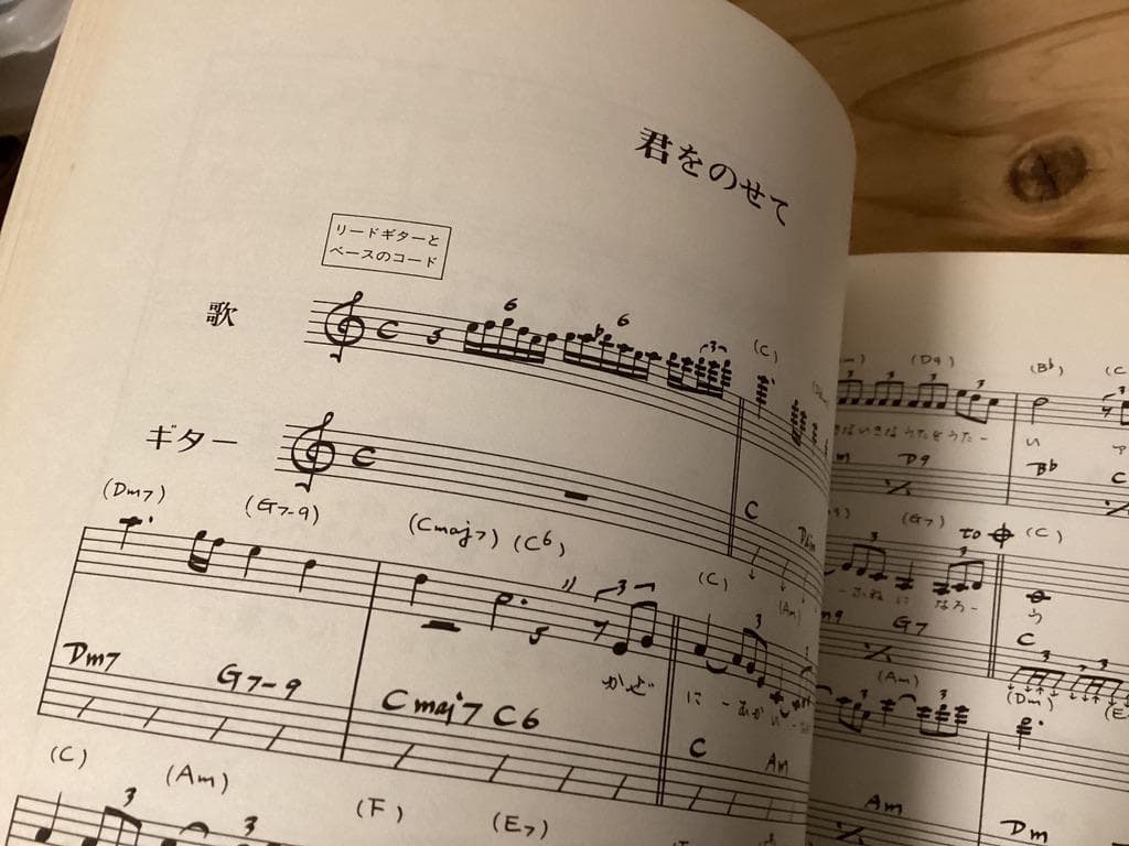 ★楽譜/沢田研二/インコンサート/レコードコピー/ギター弾き語り/全38曲