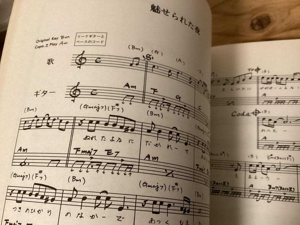 ★楽譜/沢田研二/インコンサート/レコードコピー/ギター弾き語り/全38曲