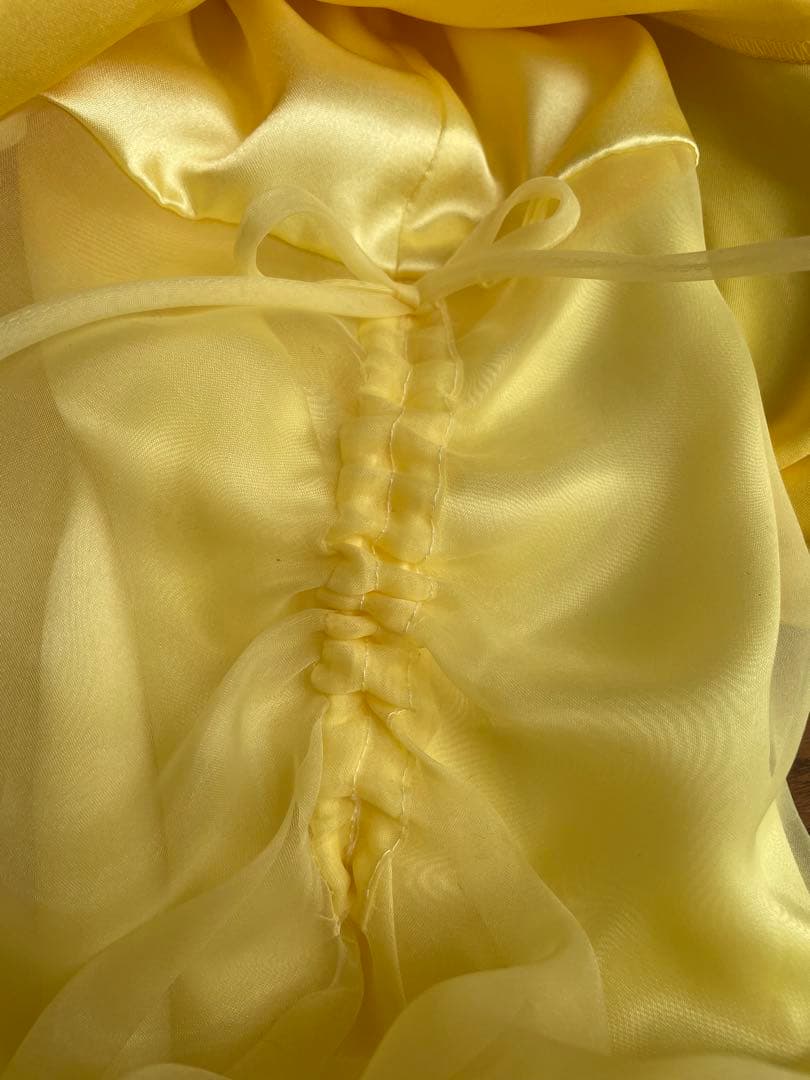 moonさま専用ビビディ ベルドレス 100〜110cm パニエ手袋＋白ケープ