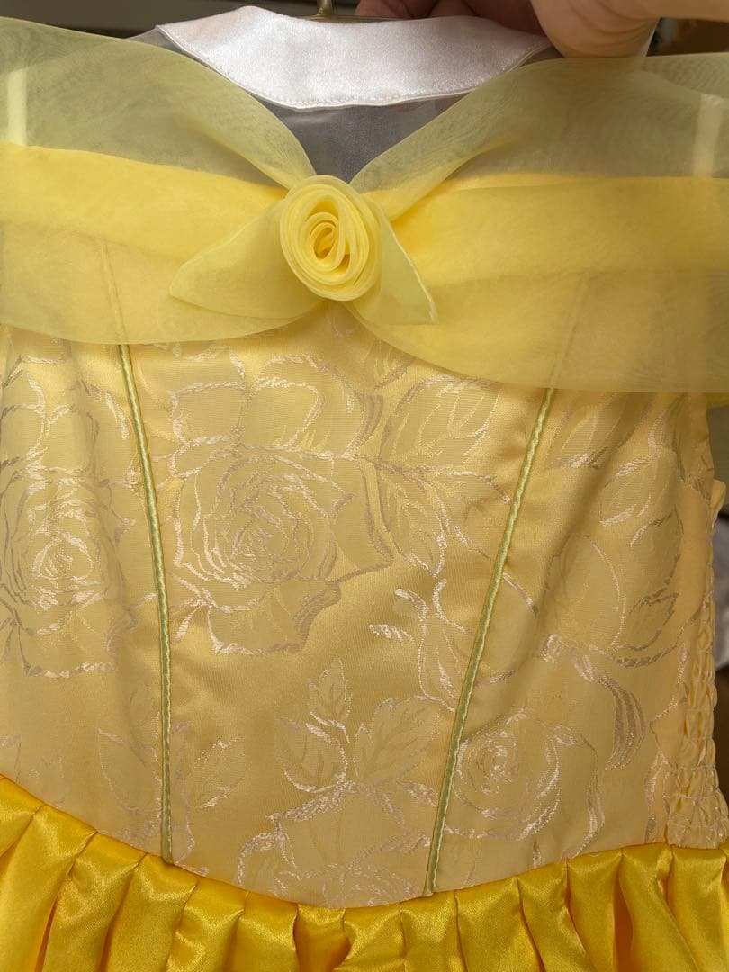 moonさま専用ビビディ ベルドレス 100〜110cm パニエ手袋＋白ケープ