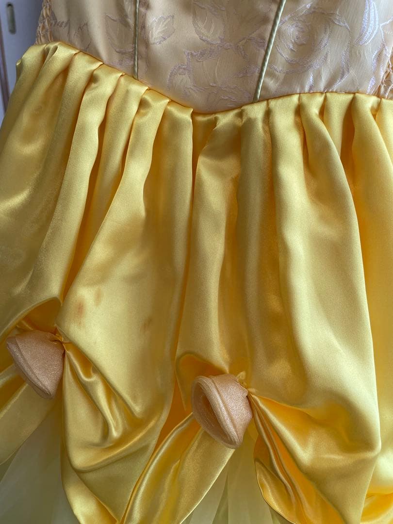 moonさま専用ビビディ ベルドレス 100〜110cm パニエ手袋＋白ケープ