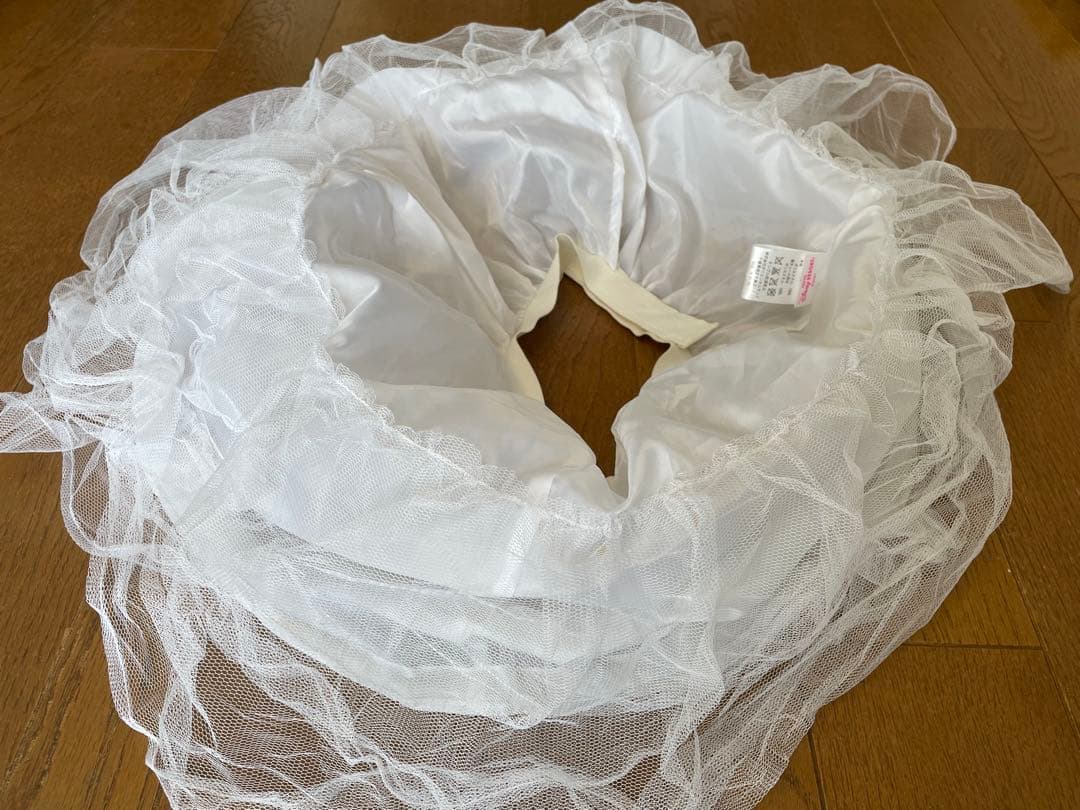 moonさま専用ビビディ ベルドレス 100〜110cm パニエ手袋＋白ケープ