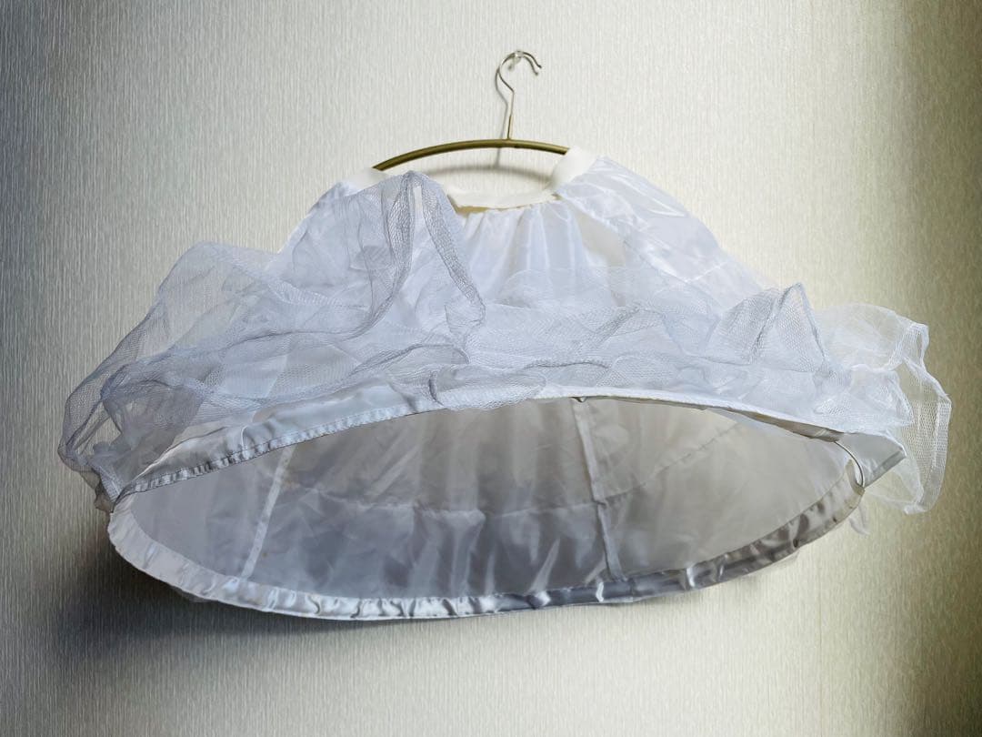 moonさま専用ビビディ ベルドレス 100〜110cm パニエ手袋＋白ケープ