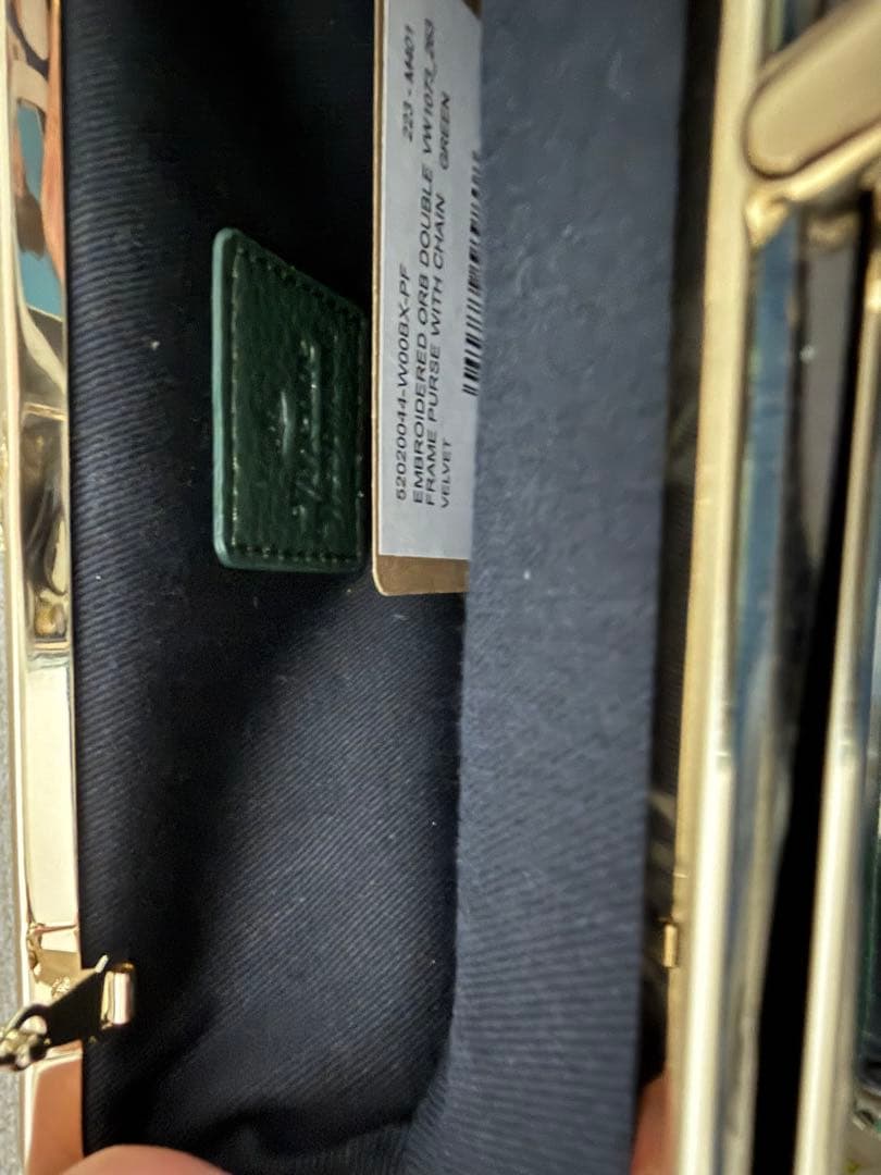 vivienne westwood ベロア　ミニバッグ