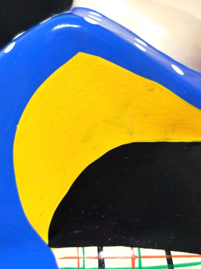 【美品】昭峰作 福助人形（大） 品番S262 縁起物 商売繁盛 陶器 箱付き