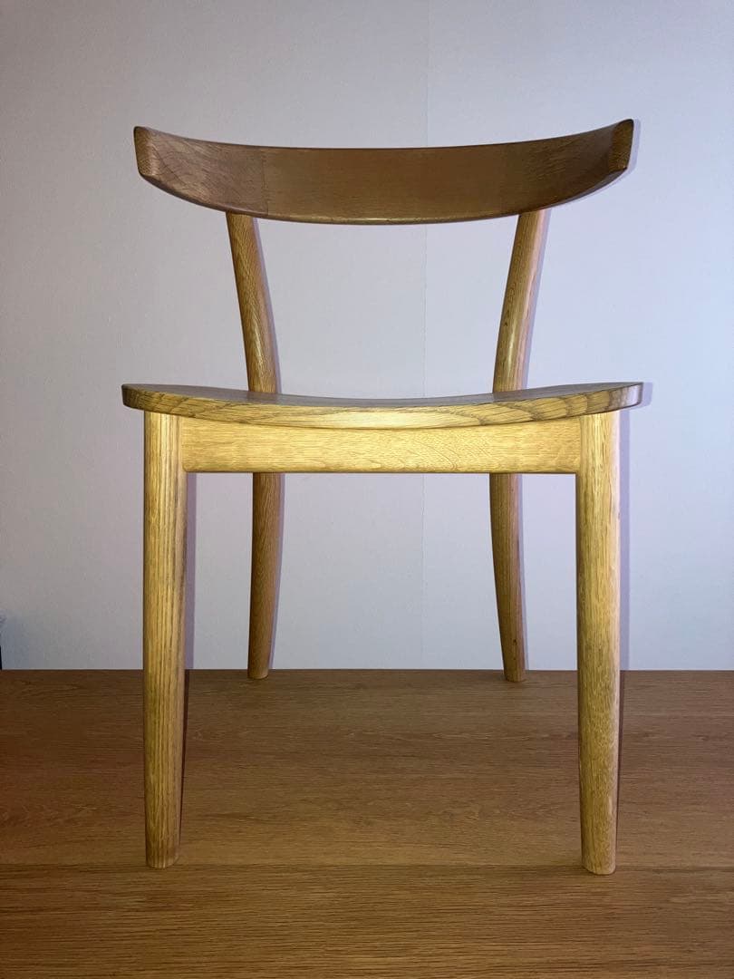 無印良品 REAL FURNITURE オーク無垢材チェア B