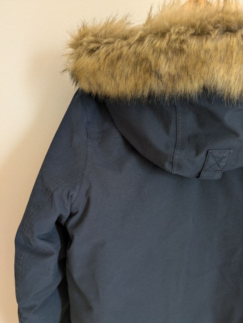 Timberland フライトジャケット コットン パーカー ネイビー 厚手 L