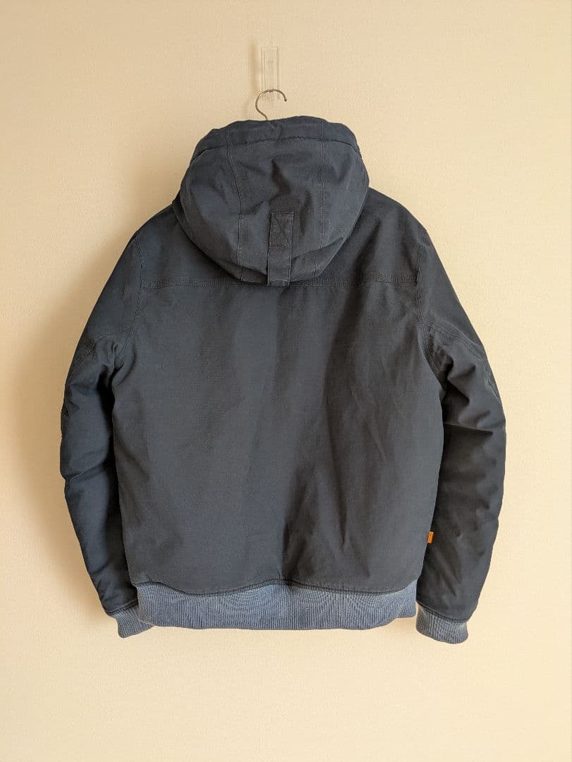 Timberland フライトジャケット コットン パーカー ネイビー 厚手 L