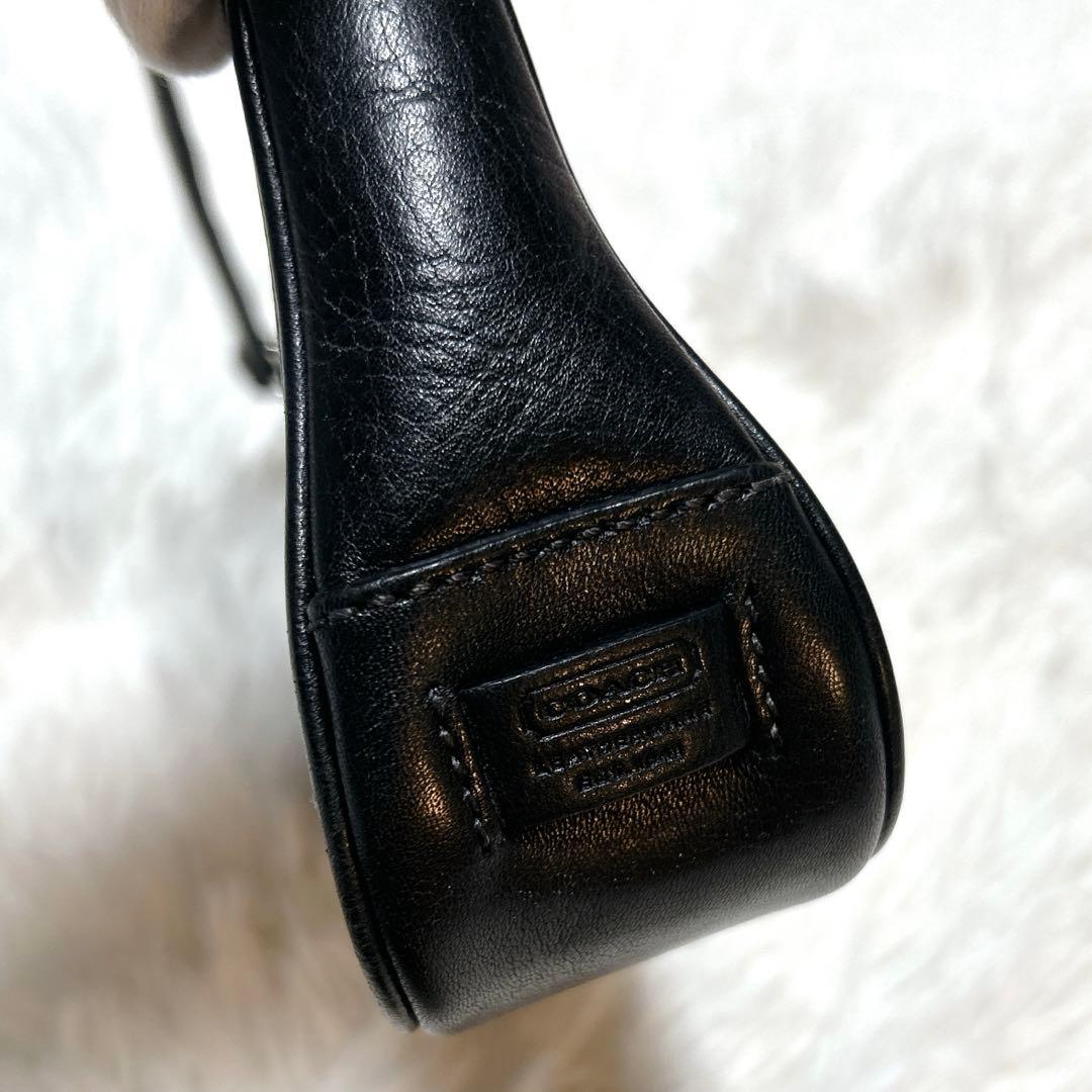 く*ち様 COACH コーチ ワンショルダーバッグ アクセサリーポーチ レザー